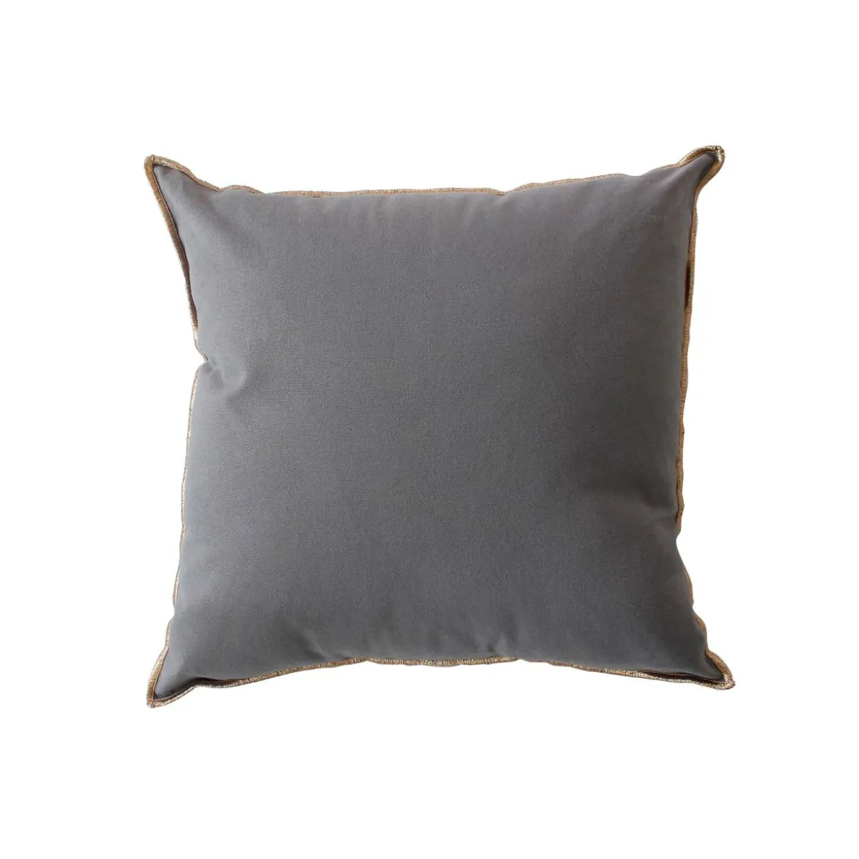 Coussin carré coton (40 cm) Harmony Gris