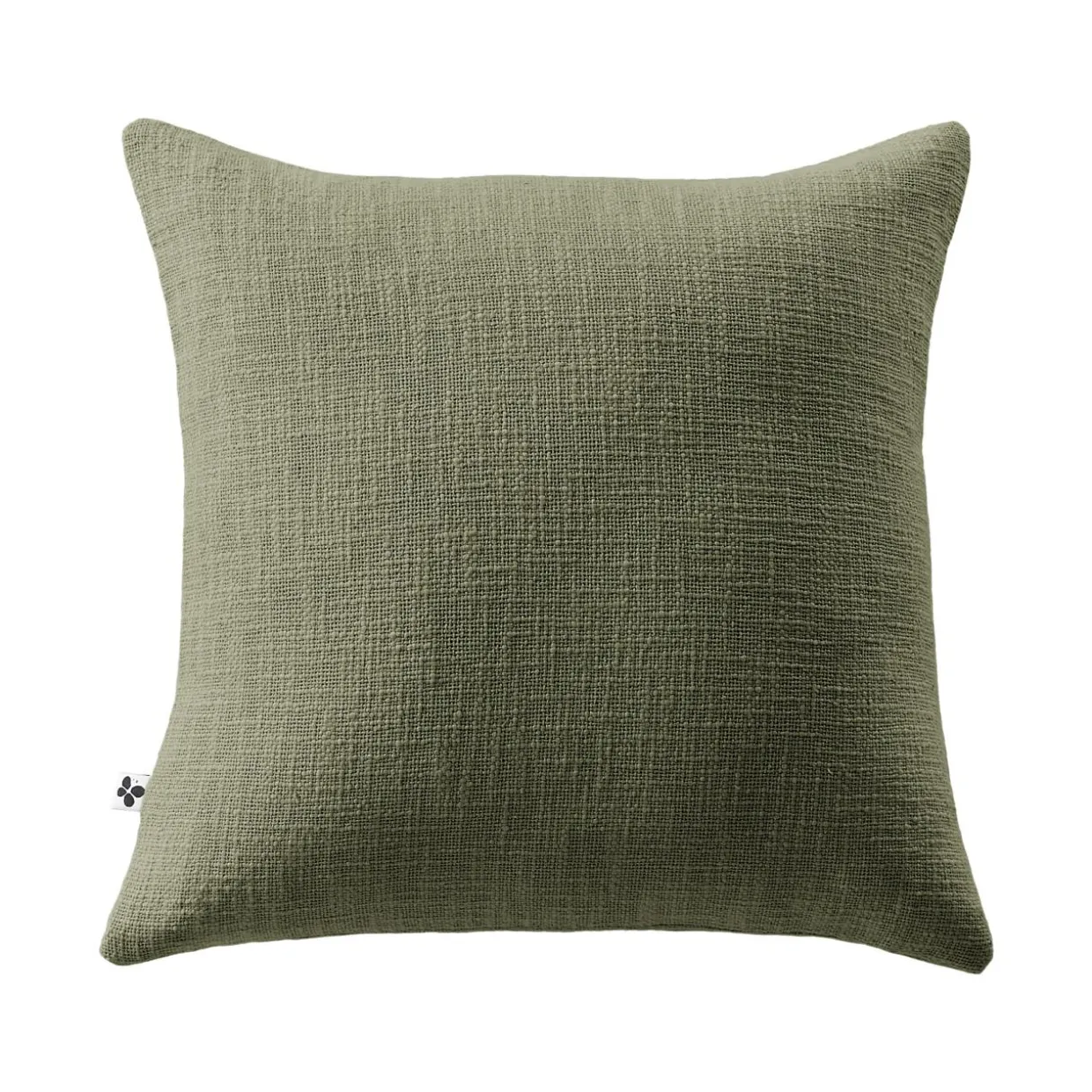 Coussin carré coton (45 x 45 cm) Sixtine Vert romarin