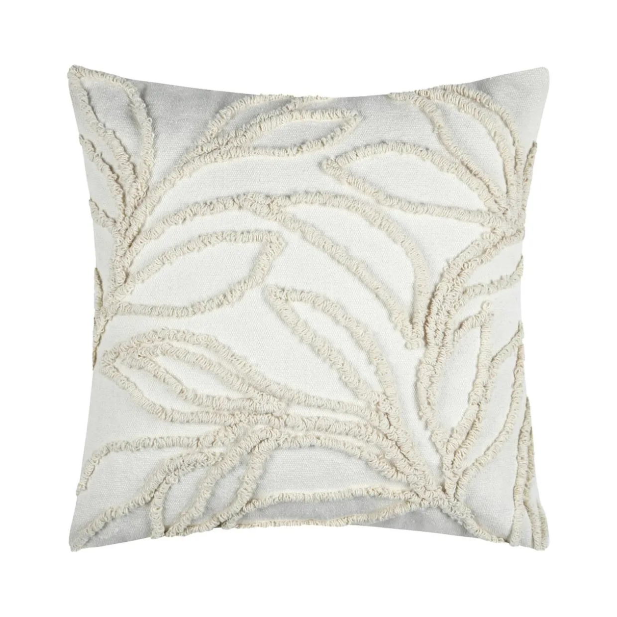 Coussin carré coton (40 x 40 cm) Hemera Beige