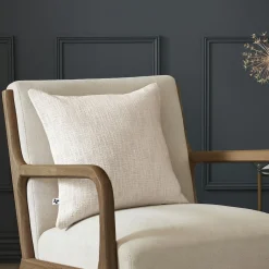 Coussin carré coton (45 x 45 cm) Sixtine Beige