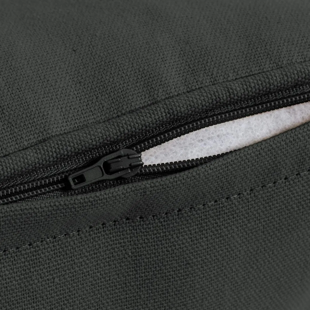 Coussin carré coton (40 x 40 cm) Pixel Gris anthracite