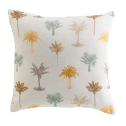 Coussin carré coton (45 x 45 cm) Palmelia Multicolore