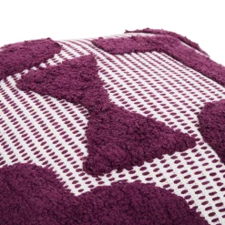 Coussin carré coton (50 x 50 cm) Poppy Violet