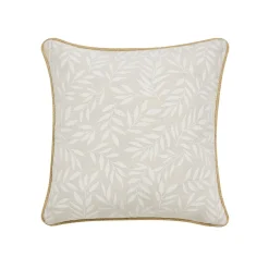 Coussin carré coton (45 x 45 cm) Naya Beige