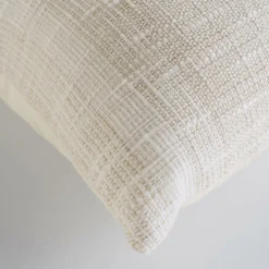 Coussin carré coton (45 x 45 cm) Island Ecru