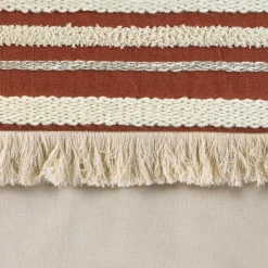 Coussin carré coton (40 x 40 cm) Atlas Terracotta