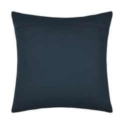 Coussin carré coton (45 x 45 cm) Maritime Bleu marine