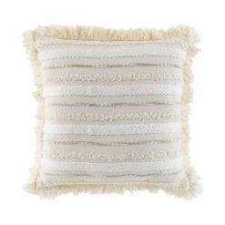 Coussin carré coton (40 x 40 cm) Atlas Beige