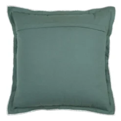 Coussin carré coton (45 x 45 cm) Helios Vert