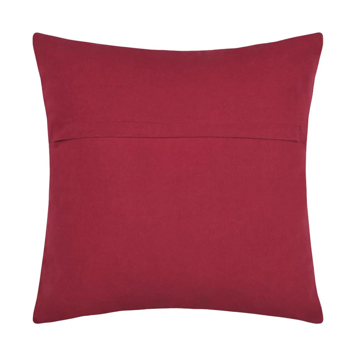 Coussin carré coton (45 x 45 cm) Finna Rouge