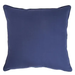 Coussin carré coton (60 x 60 cm) Pixel Bleu marine