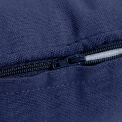 Coussin carré coton (60 x 60 cm) Pixel Bleu marine