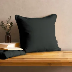 Coussin carré coton (40 x 40 cm) Pixel Noir