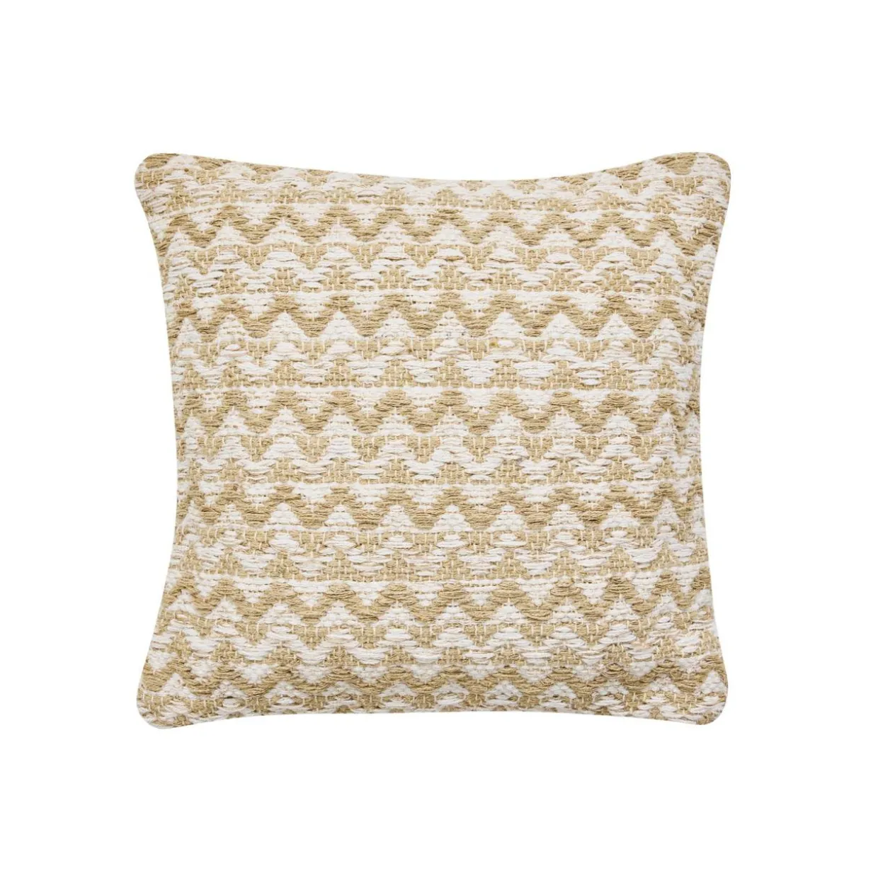 Coussin carré coton (40 x 40 cm) Loumeo Beige