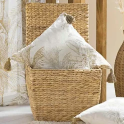 Coussin carré coton (45 x 45 cm) Dune Ecru