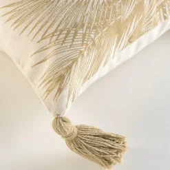 Coussin carré coton (45 x 45 cm) Dune Ecru