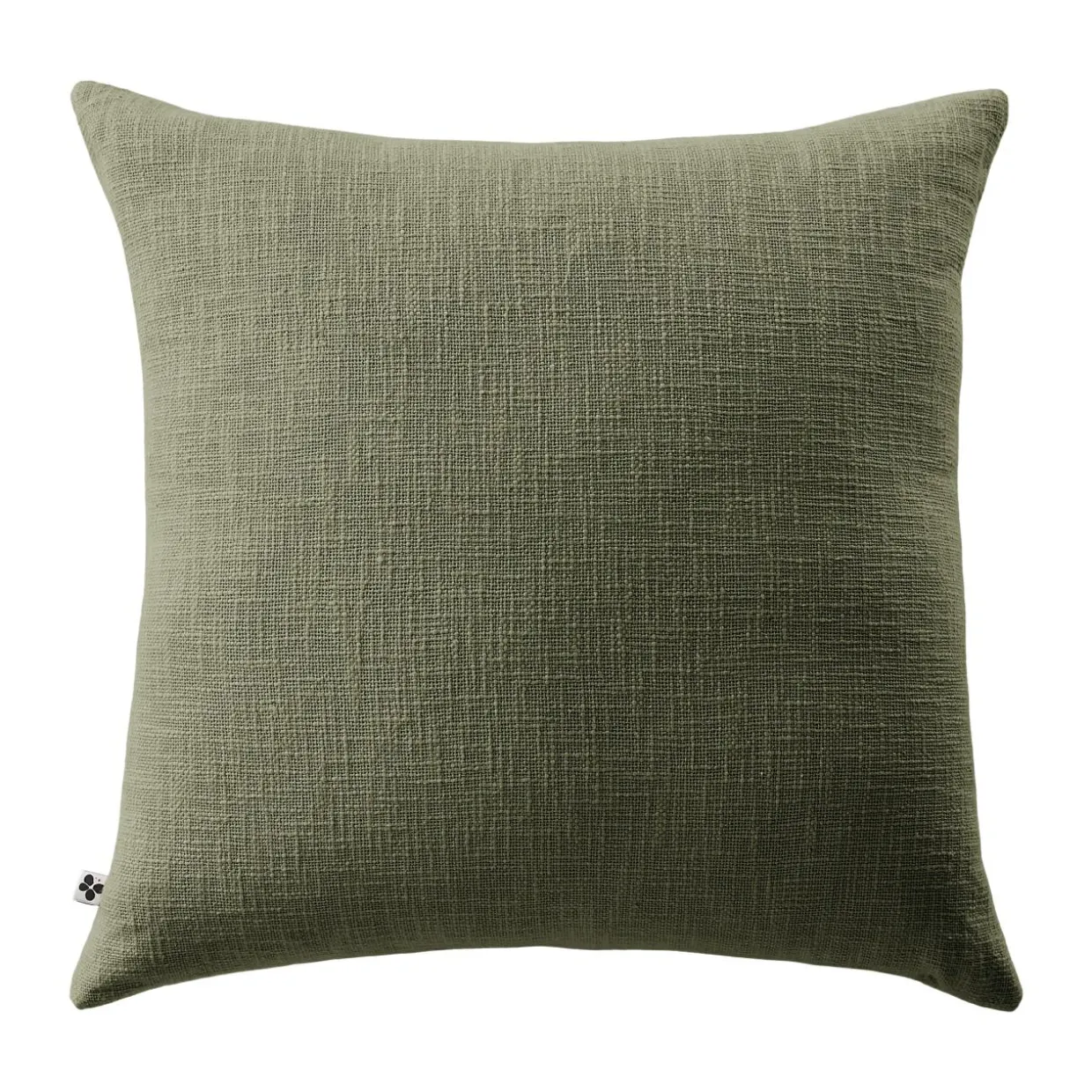 Coussin carré coton (60 x 60 cm) Sixtine Vert romarin