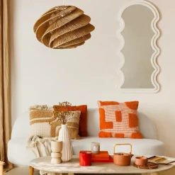 Coussin carré coton (50 x 50 cm) Poppy Orange