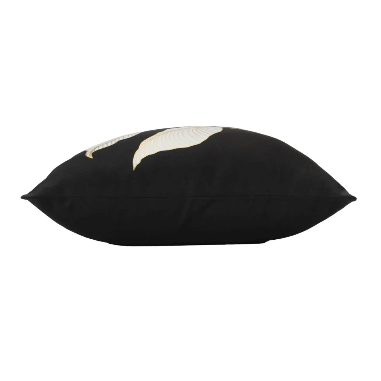 Coussin carré coton (45 x 45 cm) Jill Noir