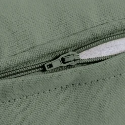 Coussin carré coton (60 x 60 cm) Pixel Vert kaki