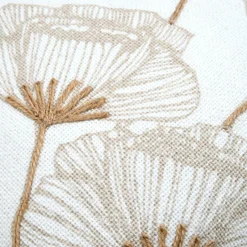 Coussin carré coton (45 x 45 cm) Oriana Ecru