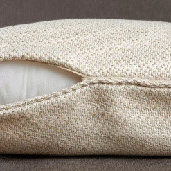 Coussin carré effet chiné (50 x 50 cm) James Beige sable