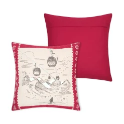 Coussin carré en coton (45 x 45 cm) Villard Ecru