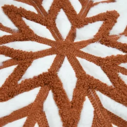 Coussin carré fausse fourrure (45 x 45 cm) Wildforest Marron