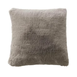 Coussin carré fausse fourrure (45 x 45 cm) Finn Taupe