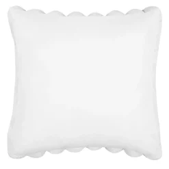 Coussin carré fausse fourrure (45 x 45 cm) Polary Blanc