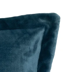 Coussin carré flanelle (53 x 53 cm) Cuddly Bleu foncé