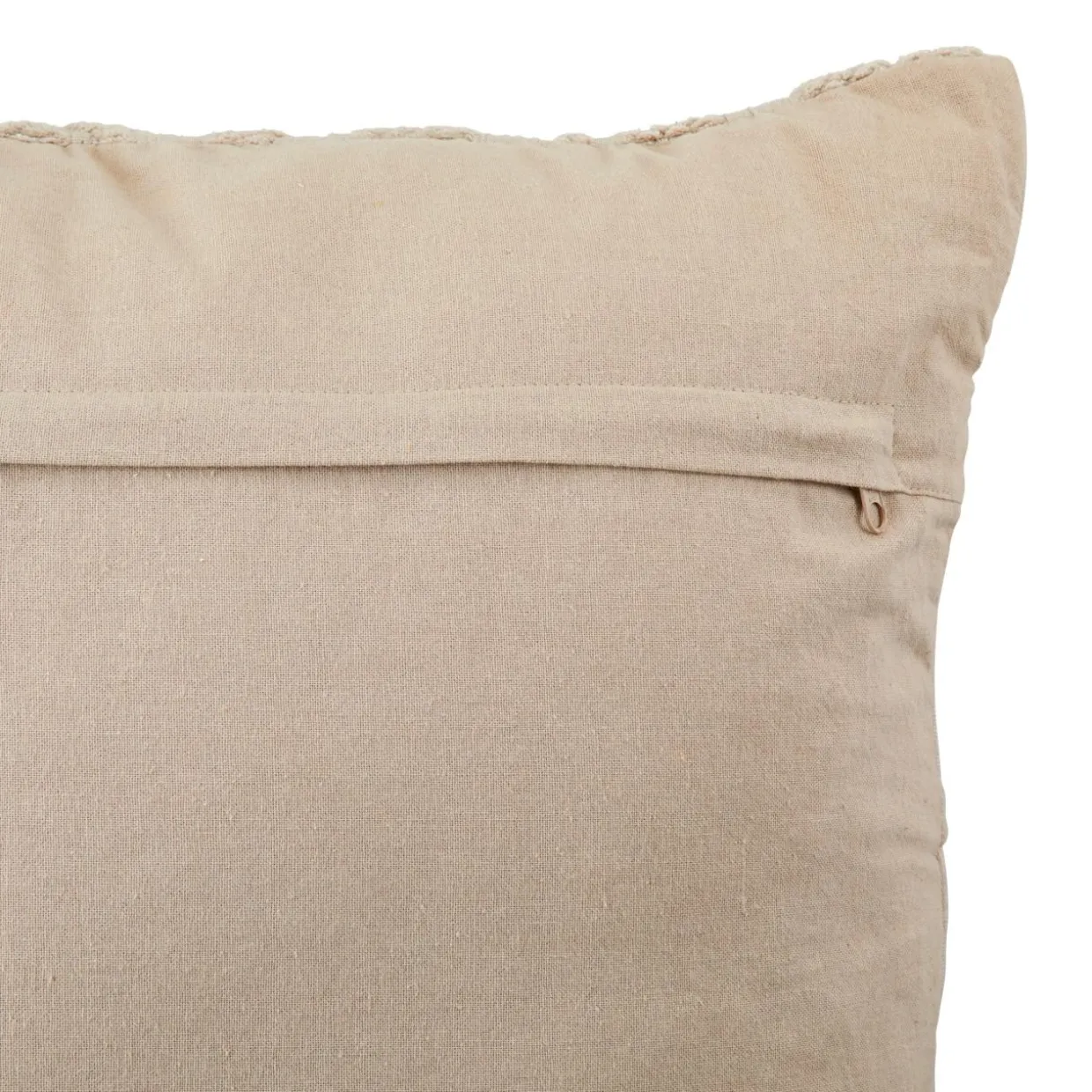 Coussin carré gaze de coton (50 x 50 cm) Letho Beige