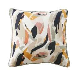 Coussin carré gaze de coton (45 x 45 cm) Mathilda Multicolore