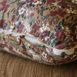 Coussin carré gaze de coton (40 x 40 cm) Constance Camel