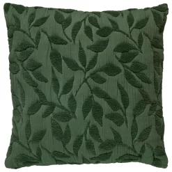 Coussin carré gaze de coton (50 x 50 cm) Letho Vert tilleul