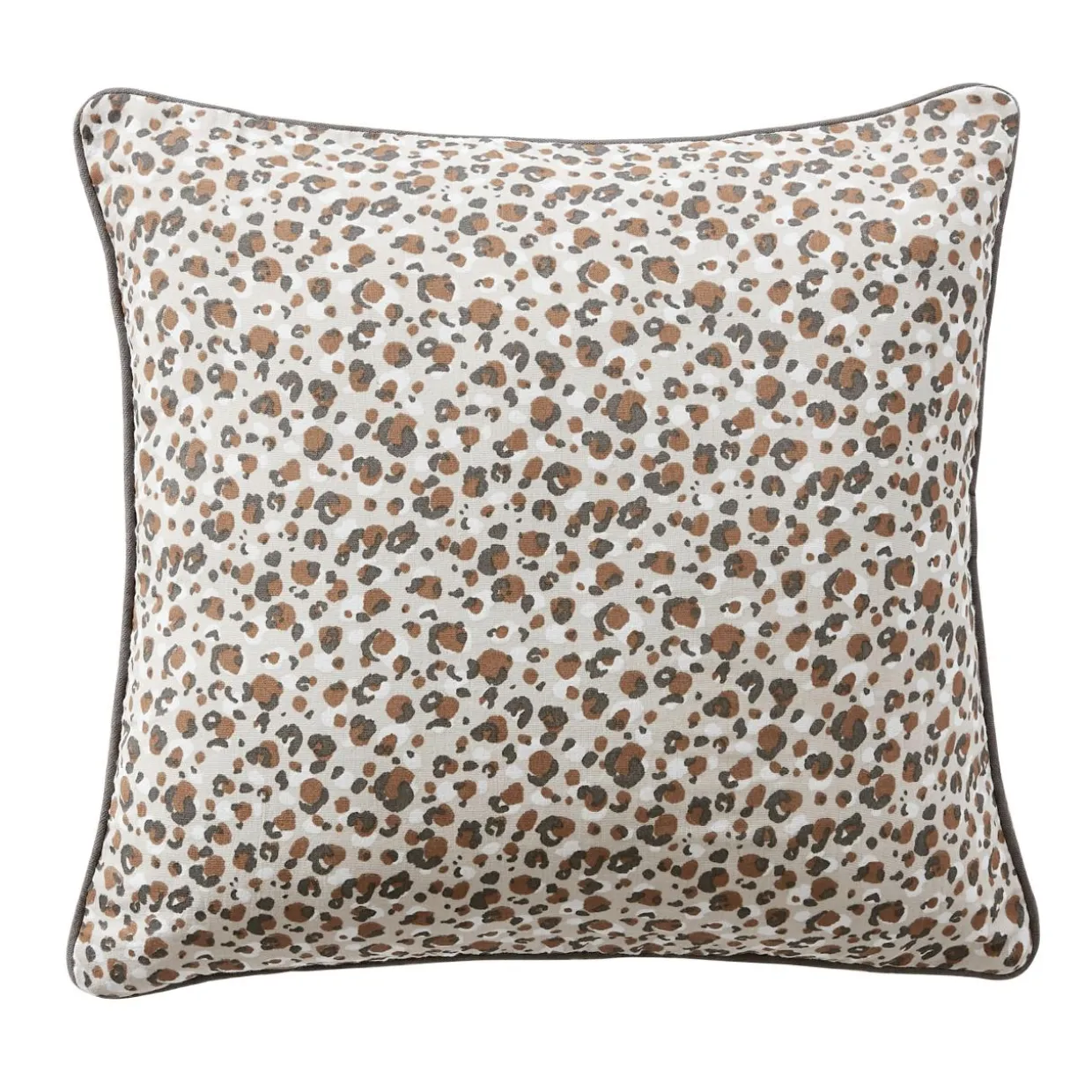 Coussin carré gaze de coton (45 x 45 cm) Rosa Marron