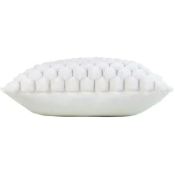 Coussin carré imitation fourrure (45 x 45 cm) Frosty Ecru