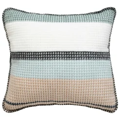 Coussin carré nid d'abeille (45 x 45 cm) Owen Multicolore
