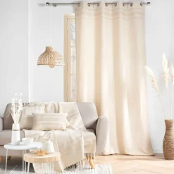 Coussin carré polycoton (40 x 40 cm) Doreline Ecru