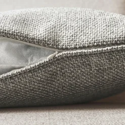 Coussin carré tissé (45 x 45 cm) Alba Taupe