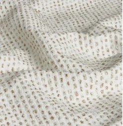 Coussin carré tissé (50 x 50 cm) Oscar Ivoire