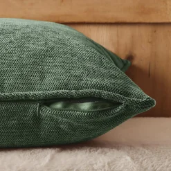 Coussin carré tissé (45 x 45 cm) Magnus Vert romarin