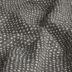 Coussin carré tissé (50 x 50 cm) Oscar Gris anthracite