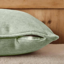 Coussin carré tissé (45 x 45 cm) Magnus Vert eucalyptus