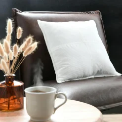 Coussin carré velours (45 x 45 cm) Dandy Ecru