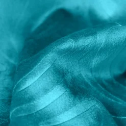 Coussin carré velours (60 x 60 cm) Fern Bleu pétrole