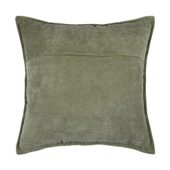 Coussin carré velours (45 x 45 cm) Dandy Vert kaki