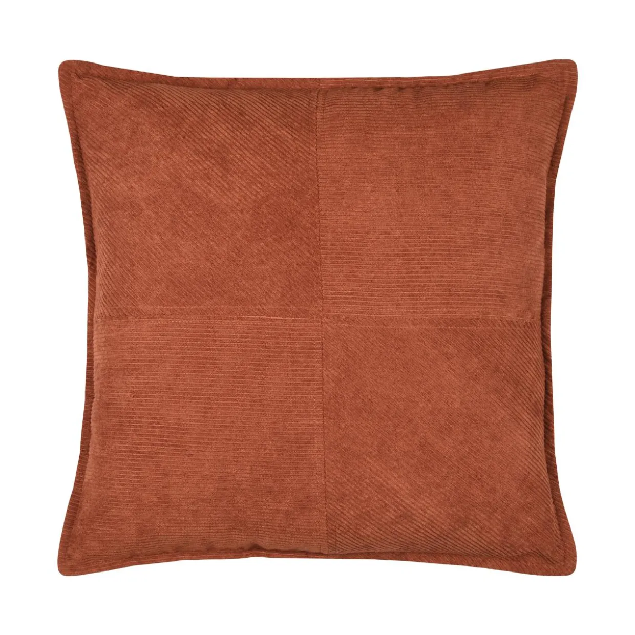Coussin carré velours (45 x 45 cm) Dandy Terracotta
