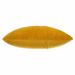 Coussin carré velours (40 x 40 cm) Dolce Jaune ocre