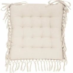 Coussin de chaise carré (40 x 40 cm) Minos Ivoire